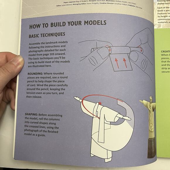 Buildings Bridges and Landmarks A Complete History 3D Model Making Book - Picture 4 of 10